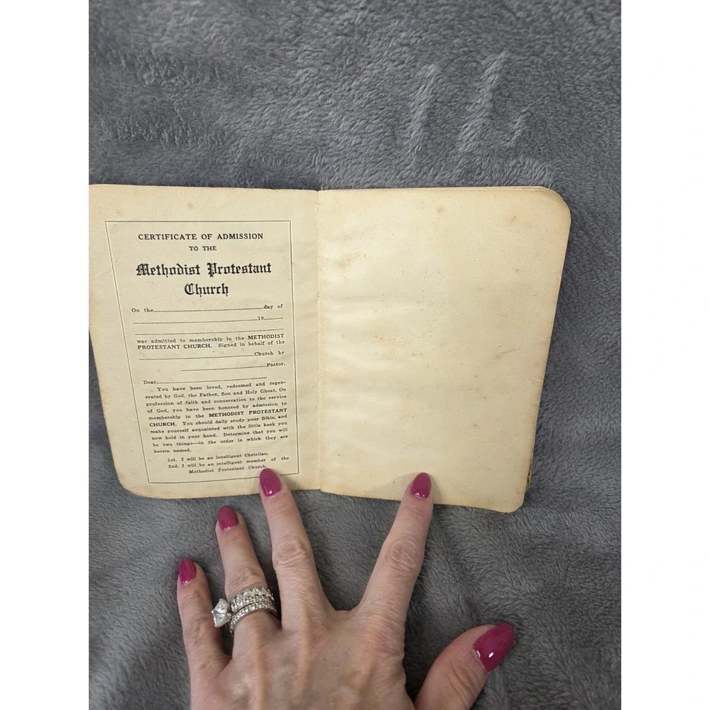 Methodist Protestant Constitution and Discipline 1924‎ 6.5x4.25